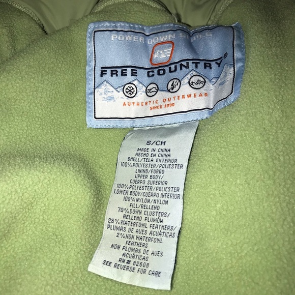 FREE COUNTRY Goose Down Winter Coat - SM - Picture 8 of 8